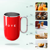 OTE Coffee Mug with Handle, 12oz/8oz(350/220ml) Insulated Stainless Steel Coffee Travel Mug, Double Wall  Reusable Coffee Cup